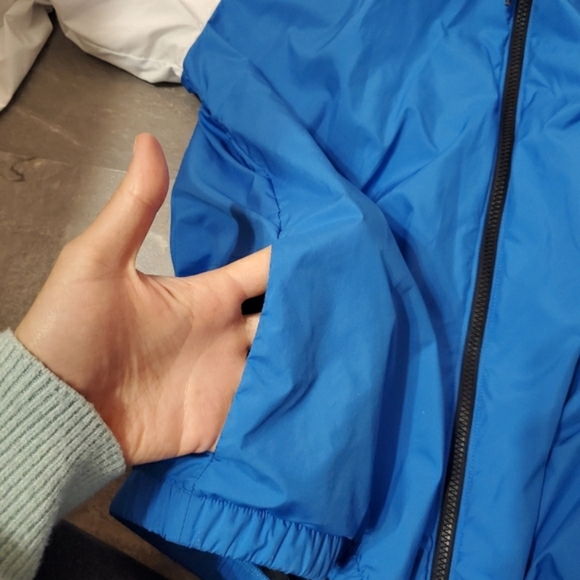 PINK Victoria's Secret Lightweight Jacket. Blue, White, Black. Oversized XS-S. - Picture 4 of 11